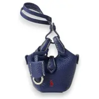 Ralph Lauren para mujer. 427P17791005 Adorno Polo Play de piel para bolso marino (OSFA), Casual, outlet 2026.