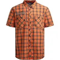 CAMP DAVID Camisa azul noche / naranja / blanco