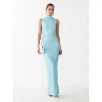 BWLDR Vestido de noche azul
