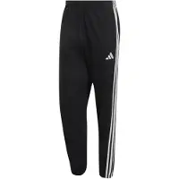 Adidas adidasPantalón de felpa con perneras ajustadas a la altura del puño del tobillo Essentials 3 Stripes S Black / White Hombre