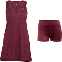 Adidas adidasVESTIDO DE TENIS CON ENCAJE CLIMACOOL PRO M Maroon Mujer