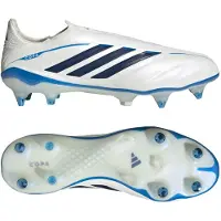 Adidas adidasBota de fútbol sin cordones Copa Pure IV Elite para césped natural húmedo 45 1/3 Zero Metalic / Dark Blue / Lucid Ray Blue Unisex
