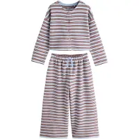 Next Conjunto ecru / azul claro / marrón