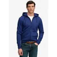 Superdry Sudadera con cremallera 'Essential' azul oscuro