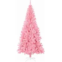 vidaXL Árbol de Navidad rosa, 150 cm, de PVC