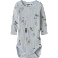 Name it Pijama entero/body 'NBMWANG' azul paloma / marrón / lila pastel / naranja pastel