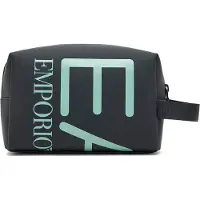 EA7 unisex. 245076_3R910 Neceser con maxilogotipo negro (OSFA), Casual, Poliuretano, outlet 2026.