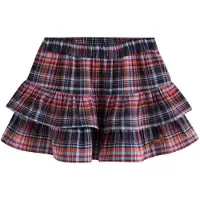 Next Falda navy / azul claro / naranja / rojo