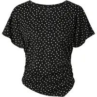 Pieces Top 'PCAnnie' negro / blanco