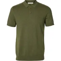 Selected Camiseta 'SLHBerg' caqui