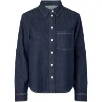 Pieces Blusa 'PCSilke' azul oscuro