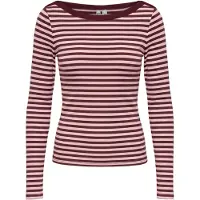 Pieces Camiseta 'PCSof' rosé / rojo vino