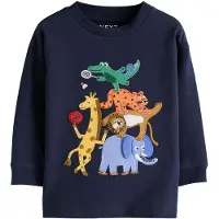 Next Camiseta azul / navy / amarillo
