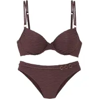 LASCANA Bikini marrón oscuro
