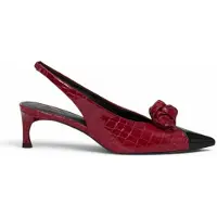 ROTATE para mujer. 1167392691 Zapatos de Piel Slingback Knot burdeos (38), Rojo, 3 a 5cm, Ninguno, Casual, Fiesta, outlet 2026.