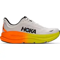 Hoka One One - Zapatillas de running - Bondi 9 M White/Neon Tangerine - Talla 41 1/3 - Naranja