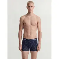 Jack & jones Calzoncillo boxer azul / naranja / negro / blanco