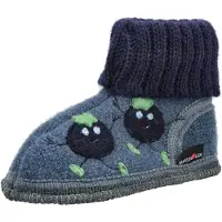 Haflinger - Kid's Hüttenschuh Blaubeere - Zapatillas de estar por casa size 31, turquesa
