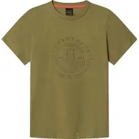 Hackett London para niño. HK5000064 Camiseta Hs Club Emboss verde (2años= 92cm), Casual, Algodón, Manga corta, moda infantil,