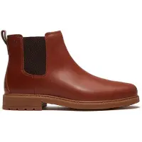 Timberland para hombre. TB0A42PGEM61 Botines de piel Chelsea Stormbucks marrón (45), Plano, Ninguno, Casual, Clásico, outlet 2026