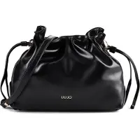 Liu Jo para mujer. AF6096-E1065 Bolso de hombro Riccy mediano negro (OSFA), Casual, Poliéster, outlet 2026.