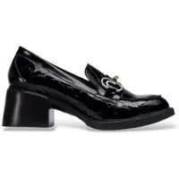 Wonders para mujer. G-6151_5521_5792 Mocasines de Piel Chuck Negro (39), 5 a 8cm, Ninguno, Casual, Clásico, Charol, outlet 2026.