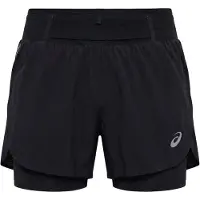 Asics - Fujitrail Elite Short - Pantalones cortos de running size XXL, negro