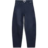 Armedangels - Women's Baarly High Waist Barrel Jeans - Tejanos size 34 - Length: 32'', azul