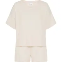 LASCANA Pijama de pantalón corto rosa pastel