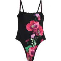 Ted Baker Bañador moldeador verde / rojo violáceo / arándano / negro