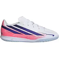 Adidas adidasBota de fútbol sala F50 Hyperfast Club para niños 30 Cloud White / Solar Purple / Solar Turbo Niño