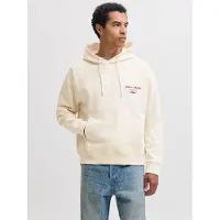 Jack & Jones Sudadera rojo oscuro / blanco lana