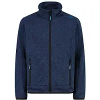 CMP - Boy's Jacket Jacquard Knitted - Forro polar size 92, azul