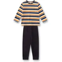 Sanetta Pijama azul noche / ópalo / naranja / blanco lana