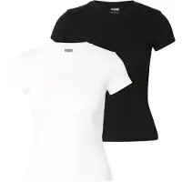 Urban Classics Camiseta negro / blanco