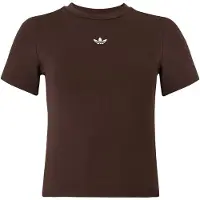 Adidas Originals Camiseta 'ESSENTIALS ' chocolate / blanco