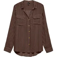 Vero Moda Blusa 'VMBUMPY' marrón / chocolate