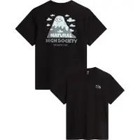 The North Face Camiseta 'NAT HIGH SOCIETY' gris / negro / blanco