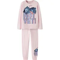 Name It Kids Pijama 'NKFANDA STITCH' navy / lila claro / rosa / rosa claro