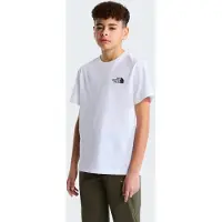 The North Face - Kid's Teen Evolution Box NSE S/S Tee - Camiseta de manga corta size L, blanco