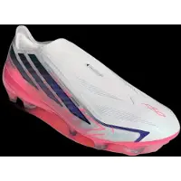Adidas adidasBota de fútbol sin cordones F50 Hyperfast Pro césped natural seco 45 1/3 Cloud White / Solar Purple / Solar Turbo Unisex