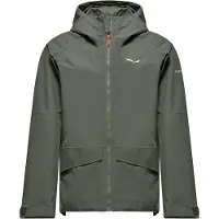 Salewa - Women's Puez GTX 2L Epe Jacket - Chaqueta impermeable size 40, oliva/gris