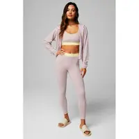 Fabletics Waffle Legging Muted Mauve/butter Talla: XXS SHORT | Leotardos Outlet | Mujer | Púrpura