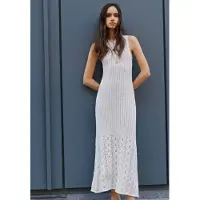 Pepe Jeans para mujer. PL9537820 Vestido Kenia blanco (L), Casual, Poliéster, Sin mangas / Tirantes, outlet 2026.