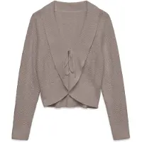 Vero Moda Cárdigan 'VM' beige oscuro
