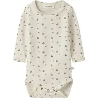 Name it Pijama entero/body 'NBFLAGO' crema / gris / pino