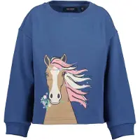 Blue Seven Sudadera azul oscuro / moca / rosa / negro