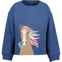 Blue Seven Sudadera azul oscuro / moca / rosa / negro