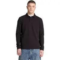 Timberland Oyster River Chest Logo Ls Polo Regular Black Talla: XXL | Manga Larga Outlet | Hombre | Negro