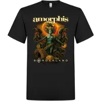 Amorphis Camiseta 'Borderland Marcelo' negro